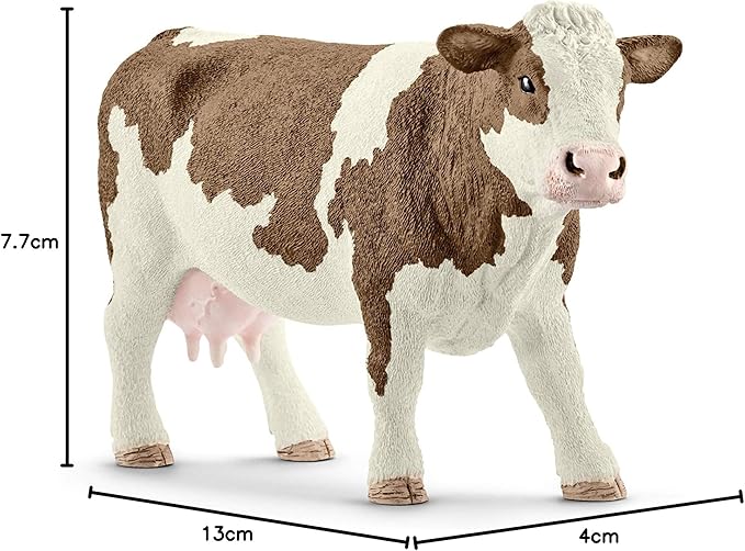 Schleich Simmental Cow 13801 - Image 4