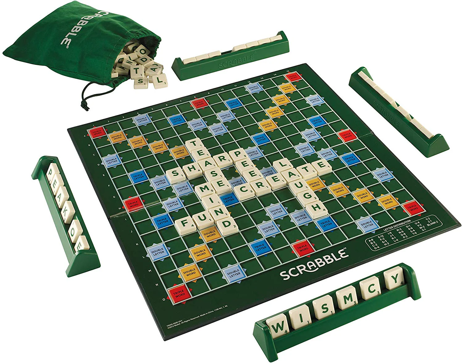 Scrabble Original Board Game Y9592