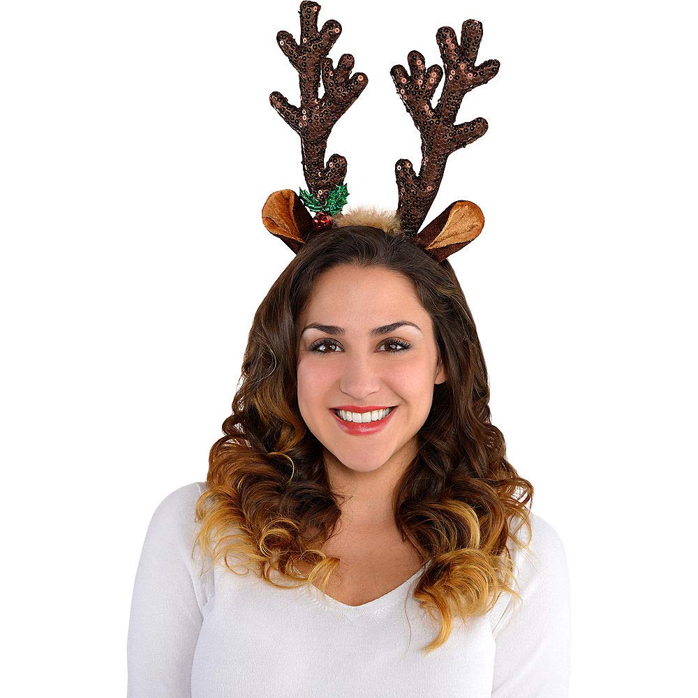 Sequins Antlers Headband 392098 - Image 2
