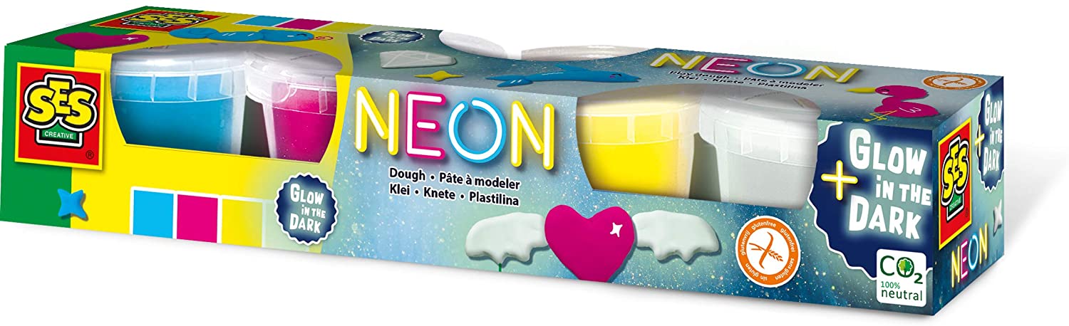 SES Creative Children's Play Arts and Crafts Neon Colour Set 00461 - Image 3