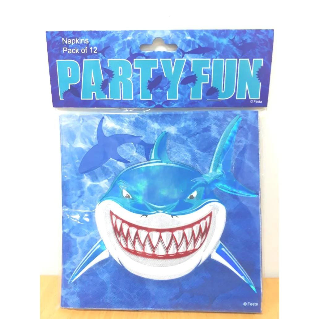 Shark Party Napkins