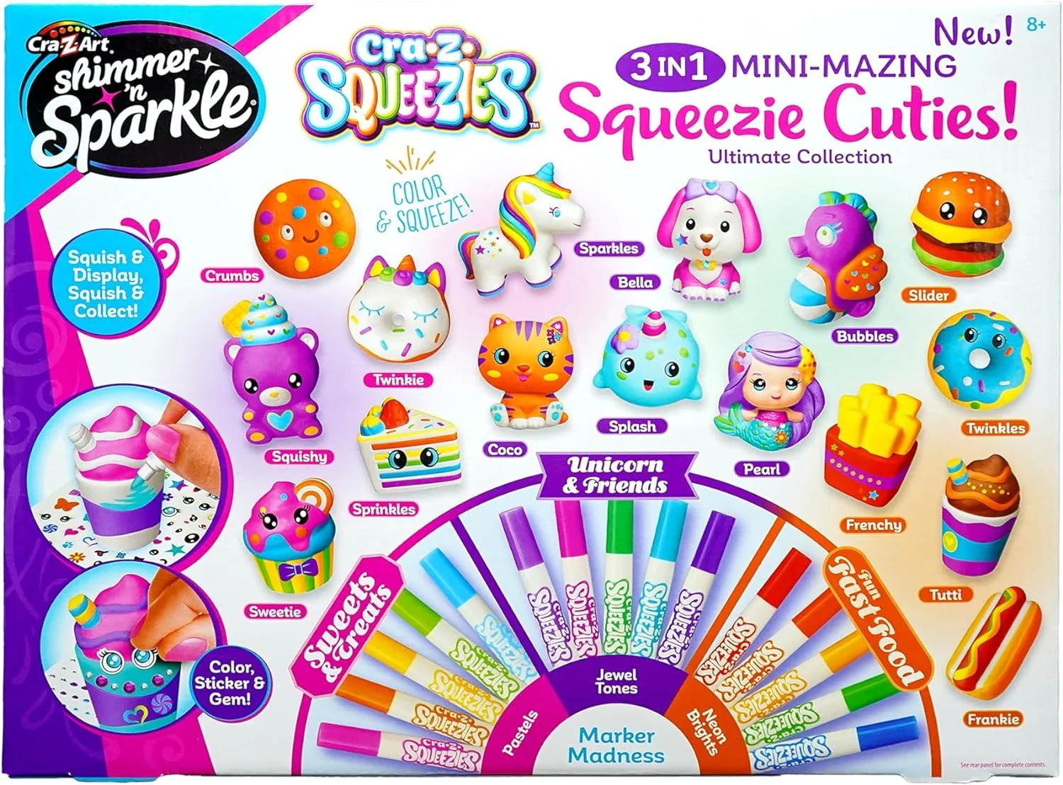 Shimmer N Sparkle 3in1 Mini Mazing Squeezy Cuties SNS-17356