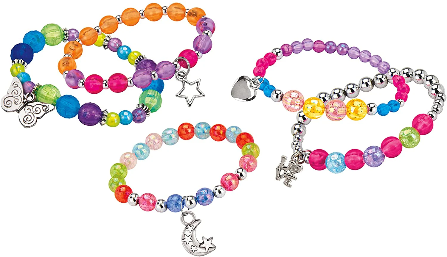 Shimmer 'n Sparkle Charm & Bead Bracelets SNS-65543 - Image 5