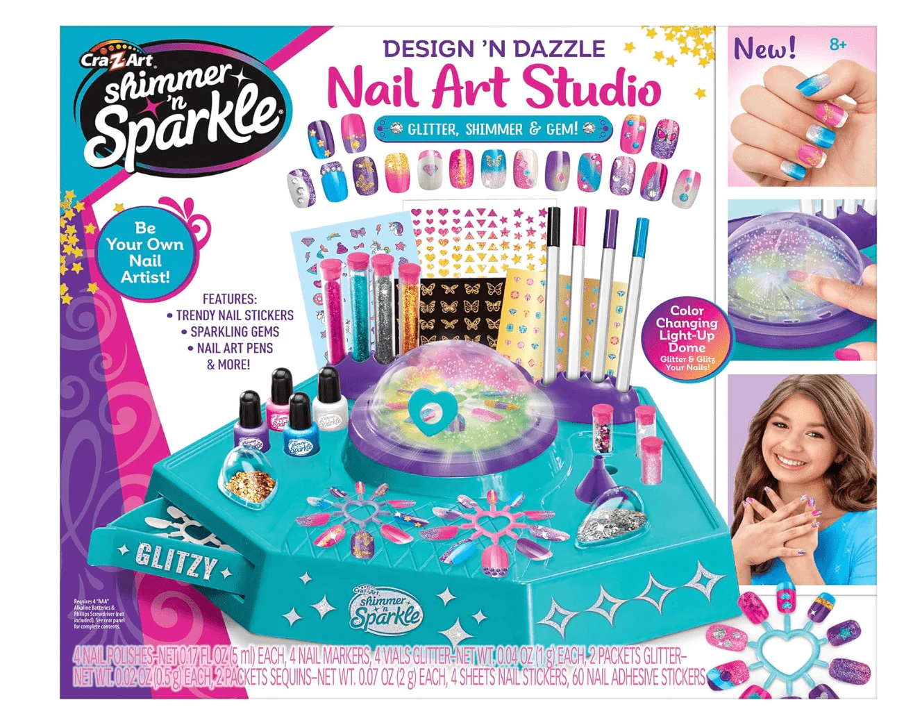 Shimmer N Sparkle Design N Dazzle Nail Art Studio SNS-17358