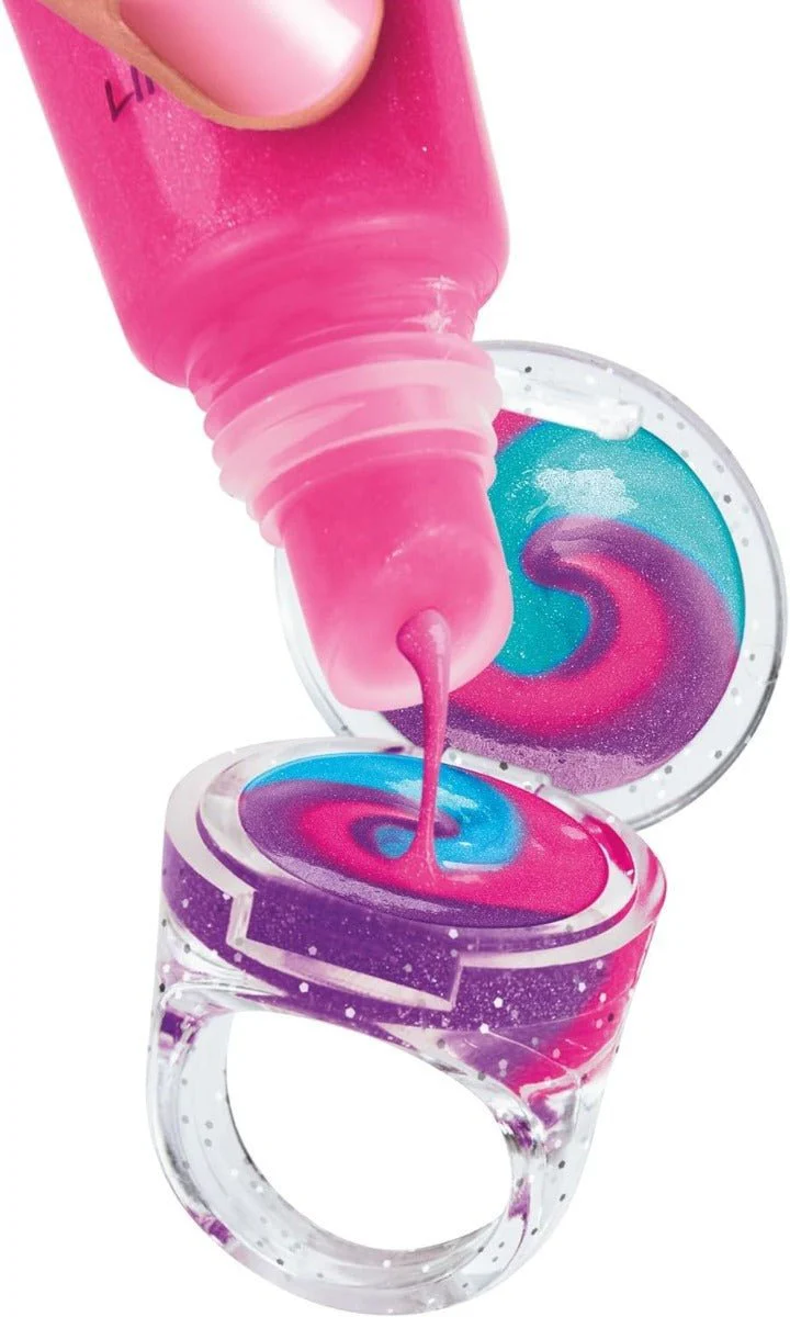 Shimmer 'n Sparkle Glitter & Gem Lip Gloss Locket SNS-65548 - Image 3