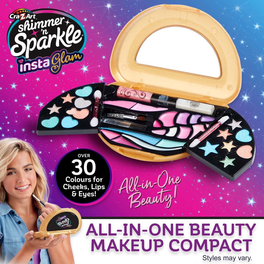 Shimmer n Sparkle InstaGlam All-in-one Beauty Makeup Compact 07311 - Image 7