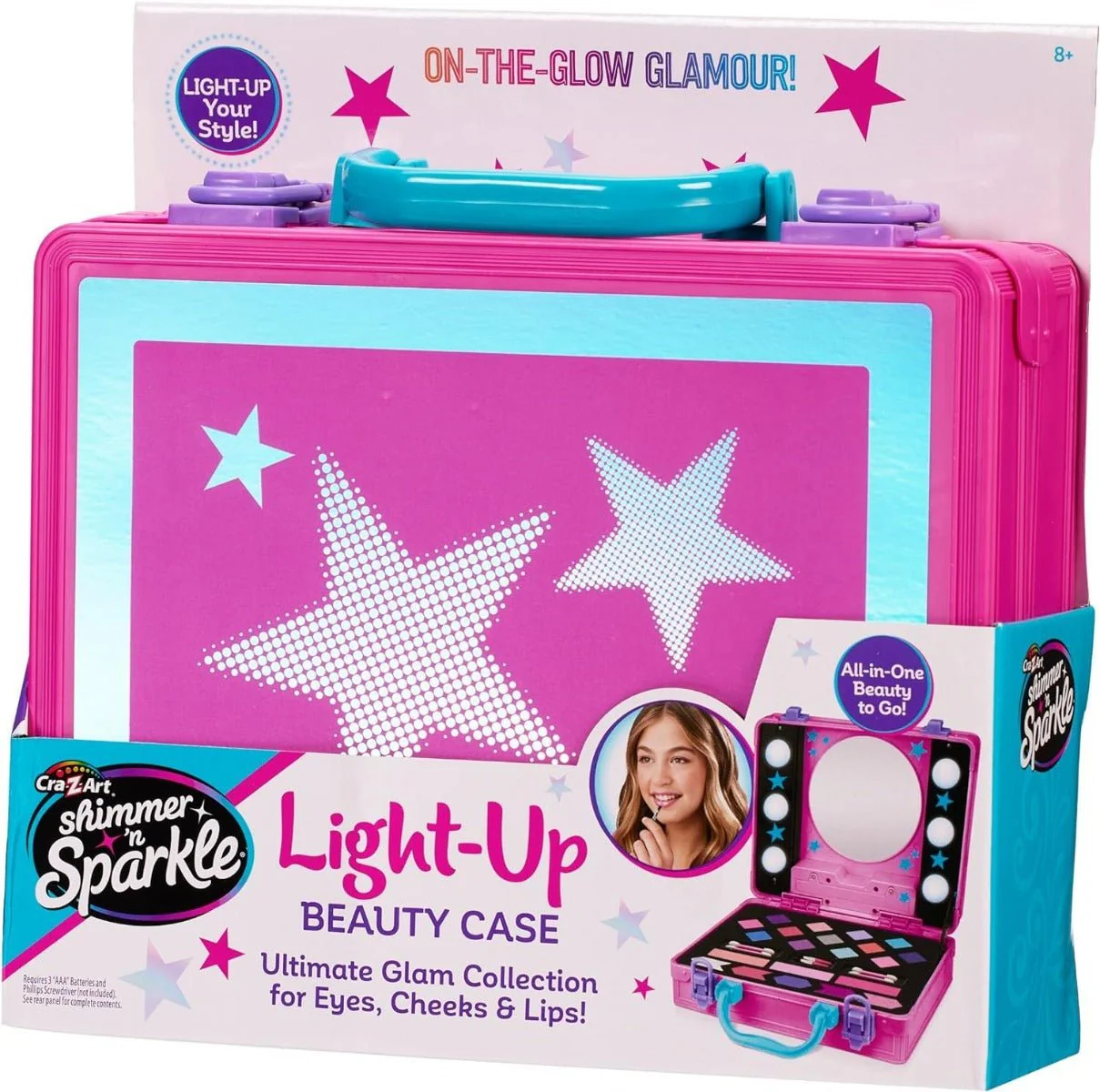 Shimmer 'n Sparkle Light-Up Beauty Case SNS-17362