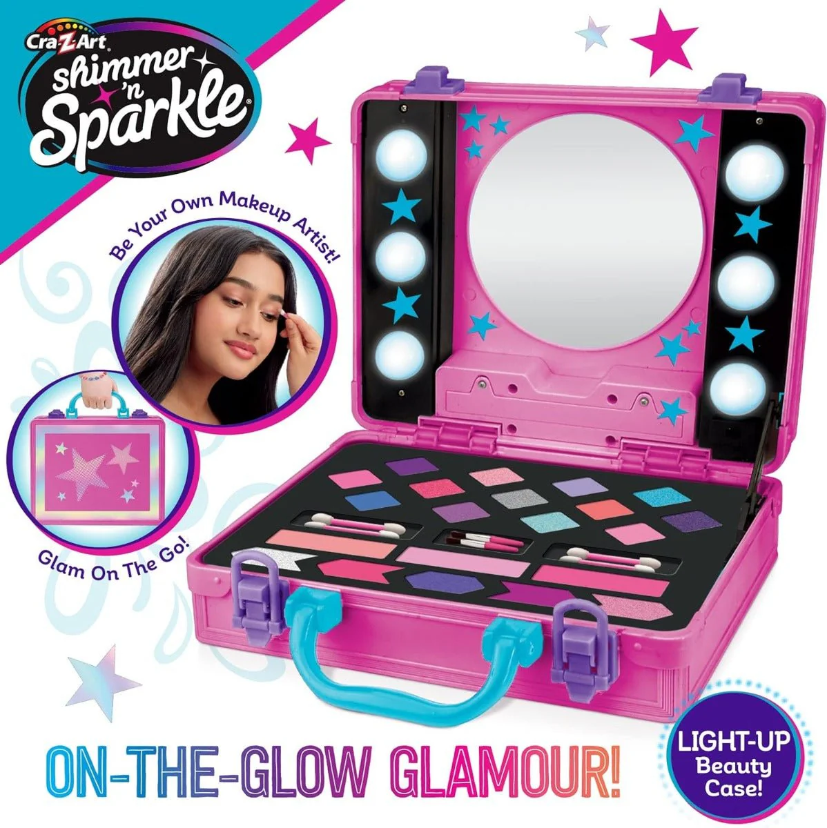 Shimmer 'n Sparkle Light-Up Beauty Case SNS-17362 - Image 6