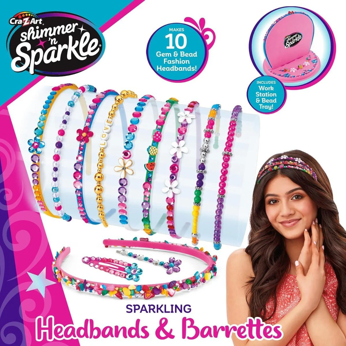 Shimmer N Sparkle Sparkling Headbands & Hair Charms SNS-65595 - Image 6