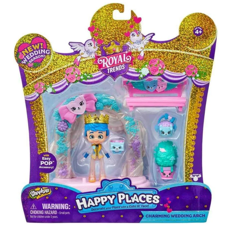 Shopkins Happy Places Happy Scene Pack Charming Wedding Arch 57746/57724