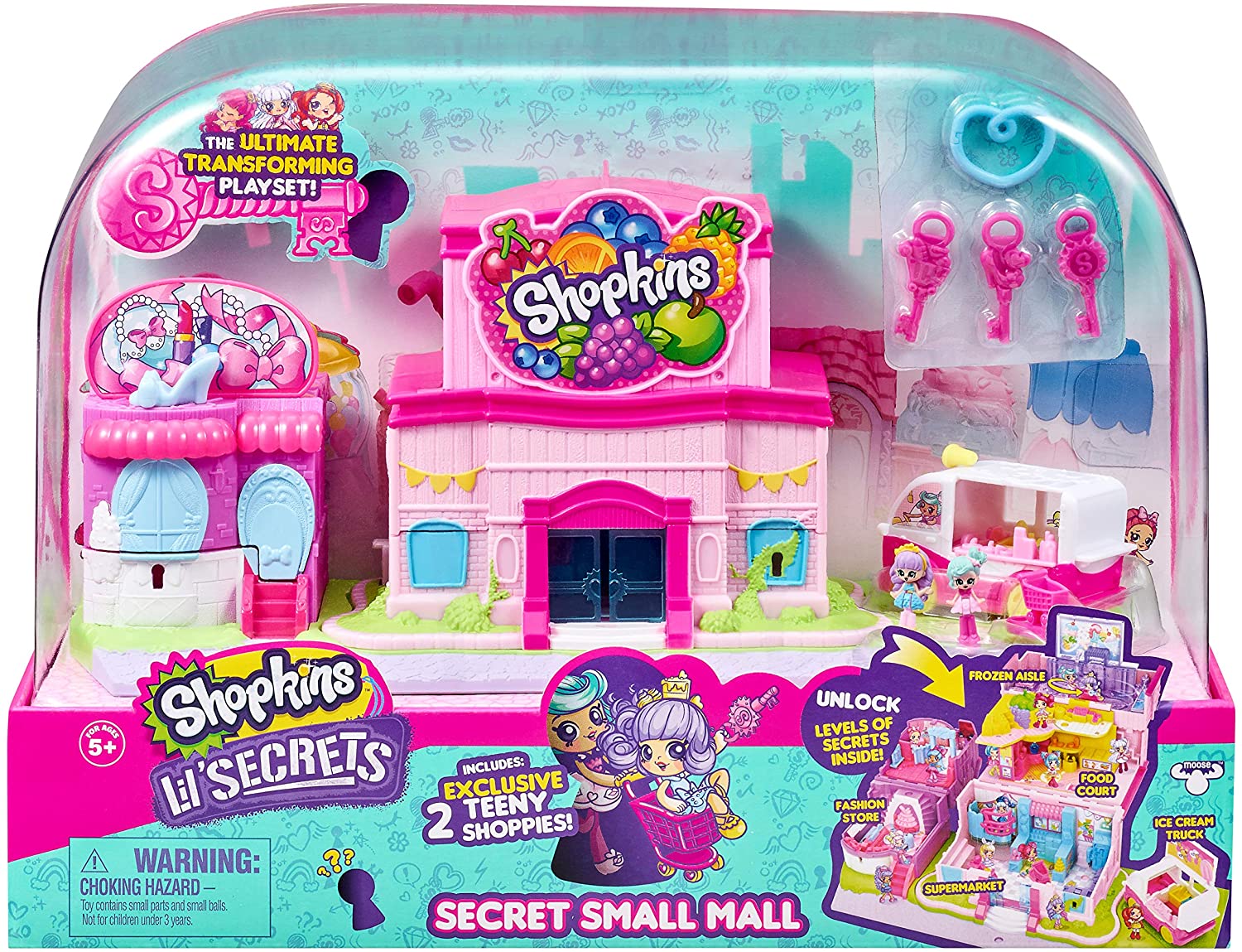 Shopkins Lil Secrets Secret Small Mall Playset 57482