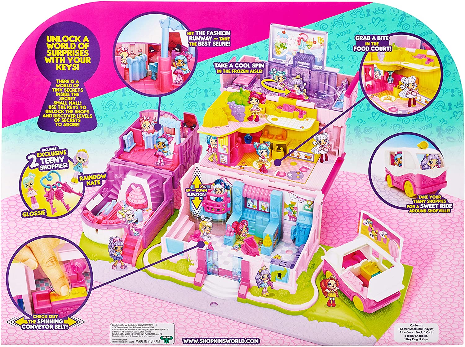 Shopkins Lil Secrets Secret Small Mall Playset 57482 - Image 2