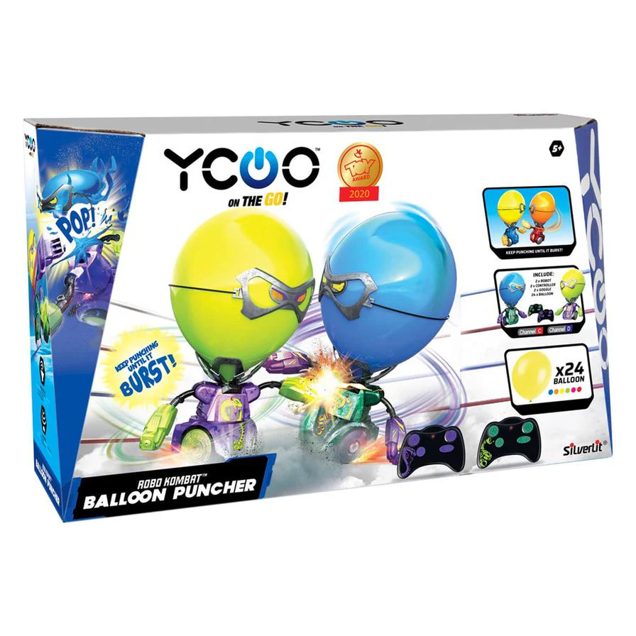 Silverlit Balloon Puncher Robo Kombat Twin Pack Assorted Colors 88038 - Image 2