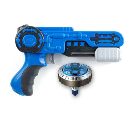 Silverlit Spinner Mad Single Shot Blaster Mega Wave Blue 86304