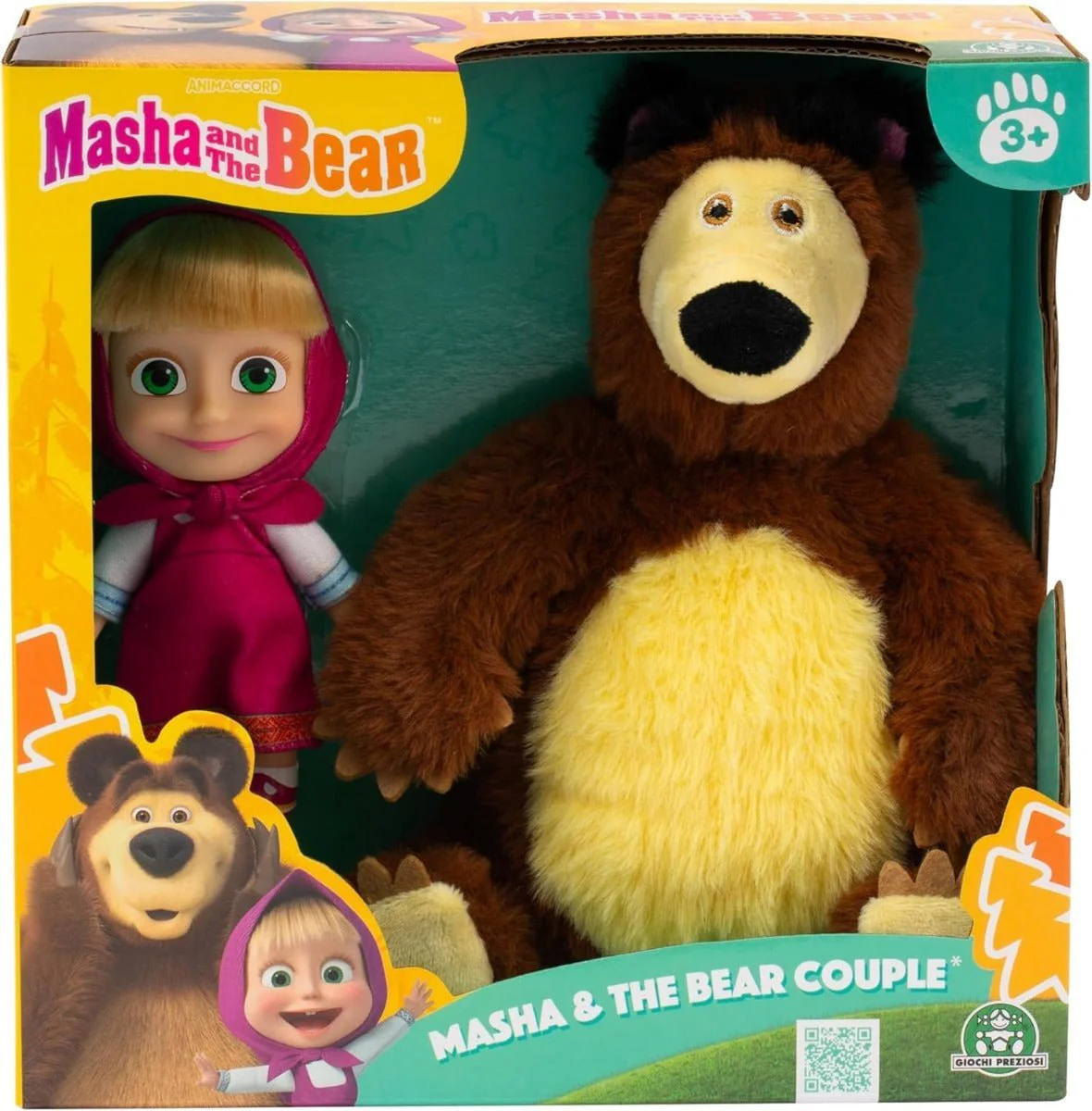 Simba Masha 12cm Doll And Bear 20cm plush 6800021000 - Image 3