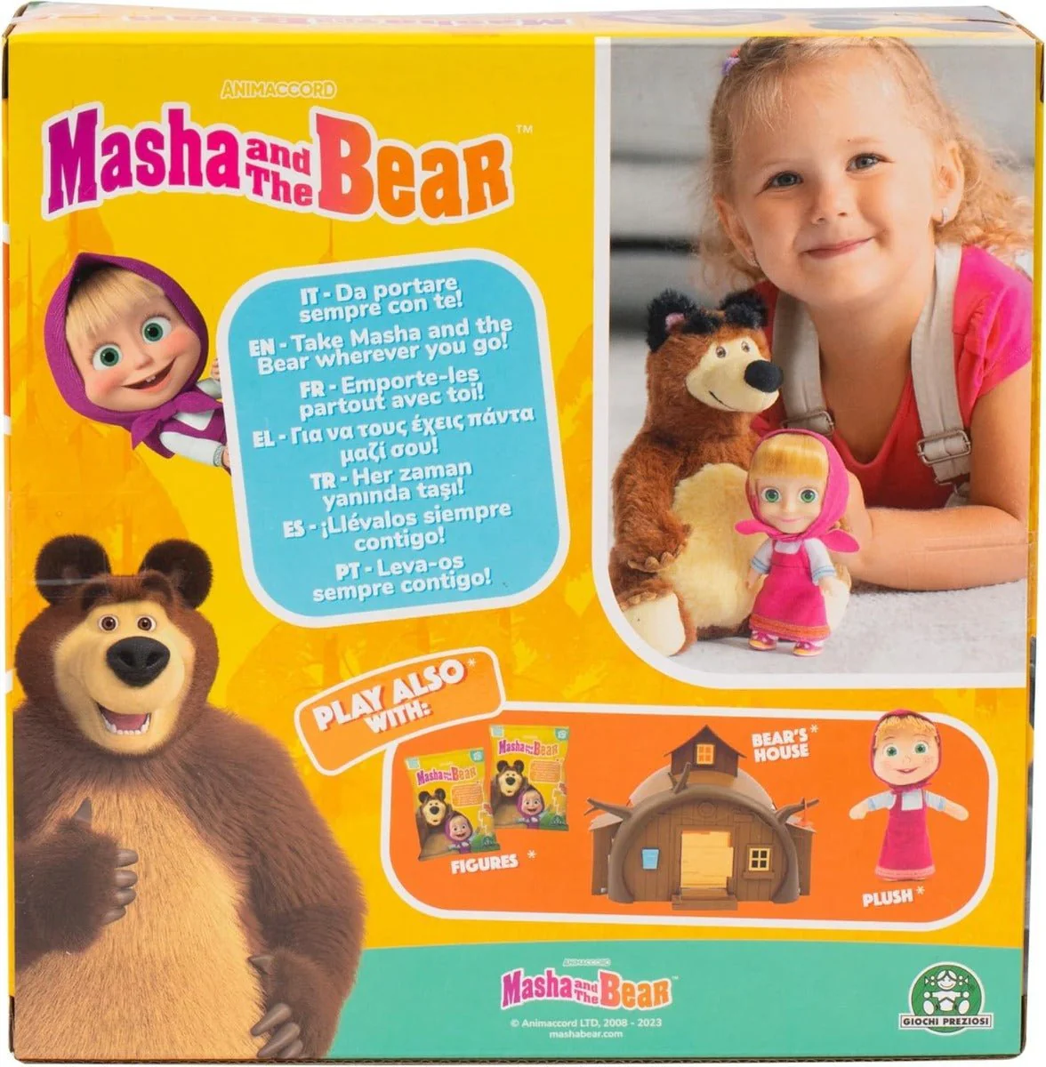 Simba Masha 12cm Doll And Bear 20cm plush 6800021000 - Image 6