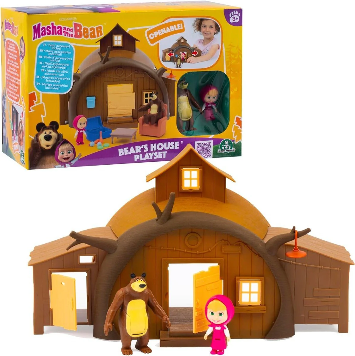 Simba Masha and the Bear Bear's House Playset 6800022000