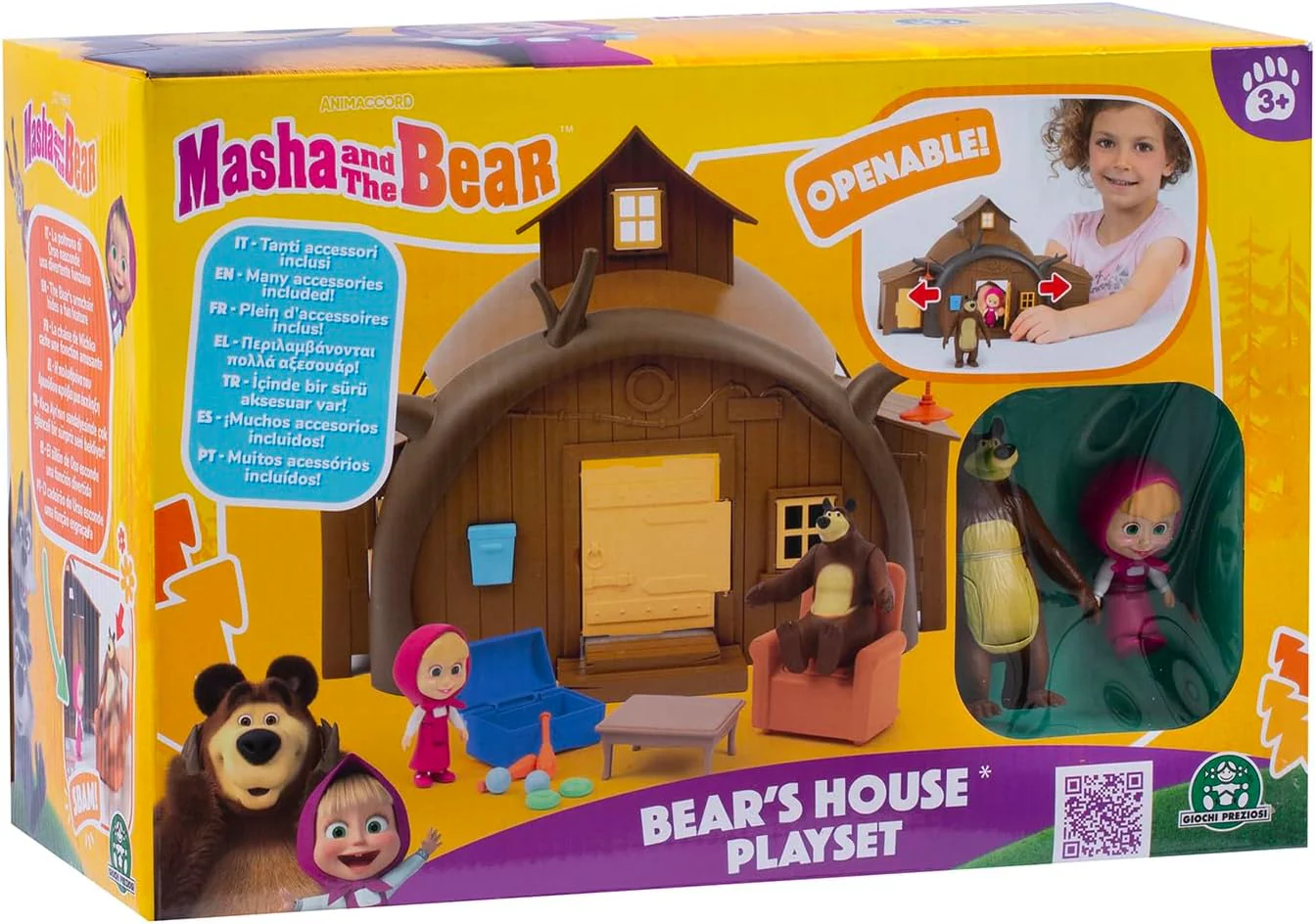 Simba Masha and the Bear Bear's House Playset 6800022000 - Image 5