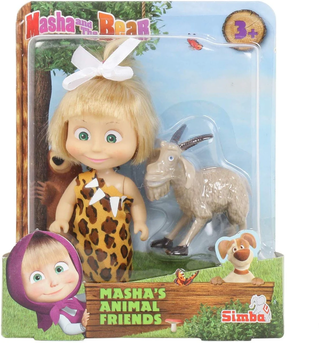 SIMBA Masha doll with a pet Assorted