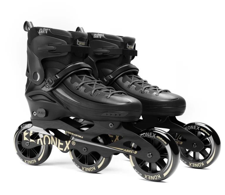 Skate Shoes Size 35-38 Black SKATE2023-M
