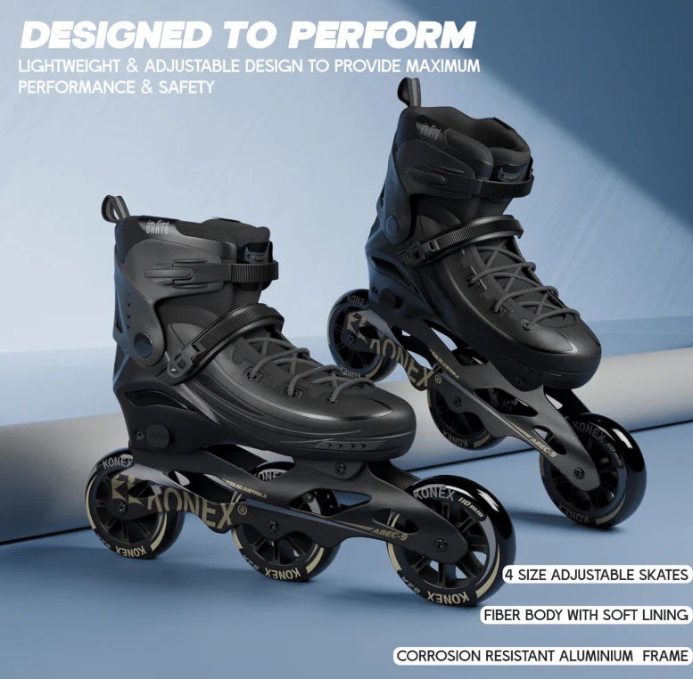 Skate Shoes Size 39-42 Black SKATE2023-L - Image 2