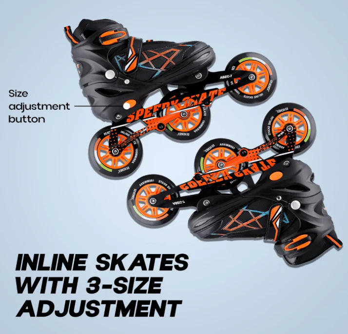 Skate Shoes Size 39-42 Orange SKATE155K-L - Image 2