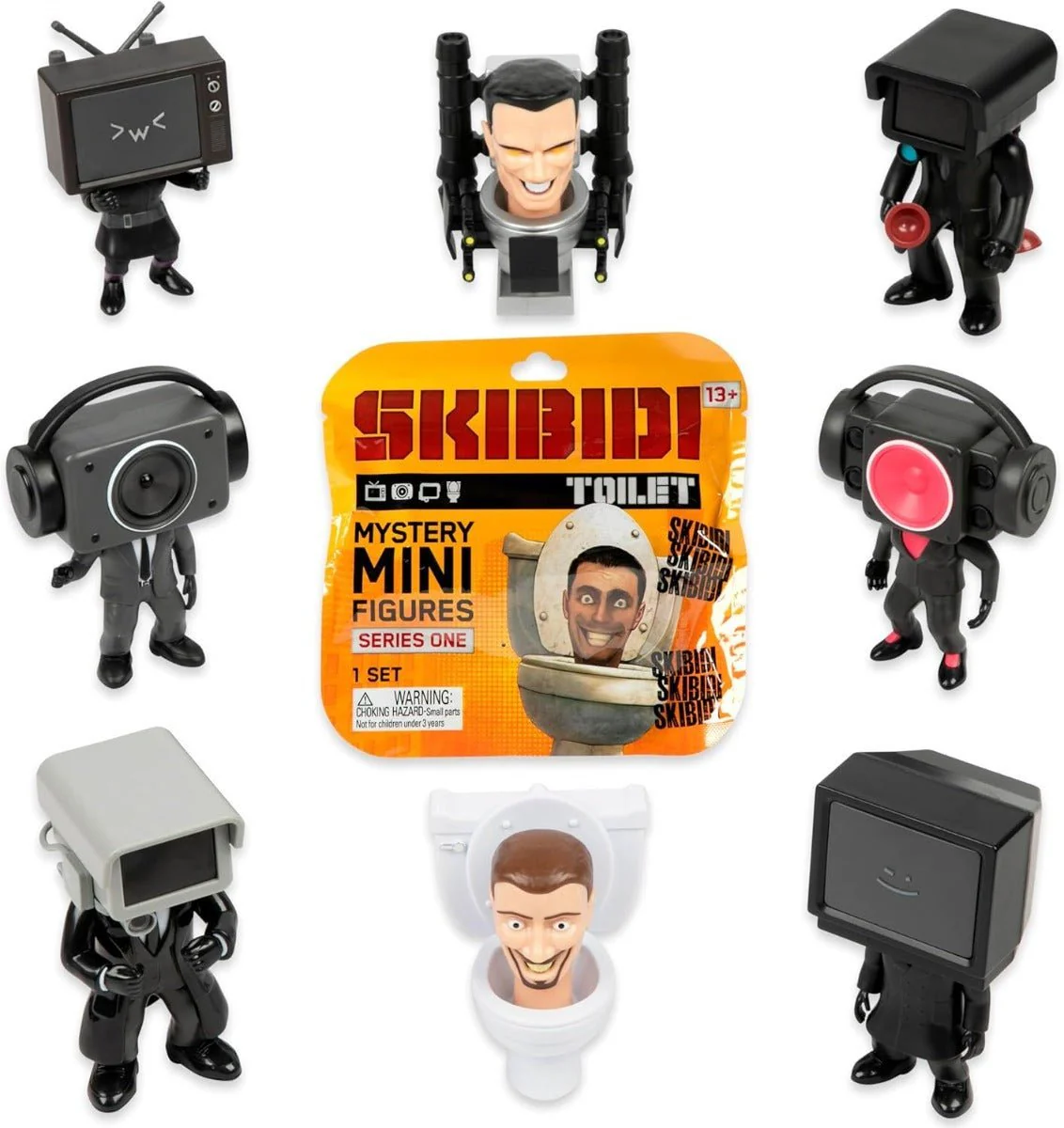 Skibidi Toilet Series-1 Mini Mystery Figures 1300