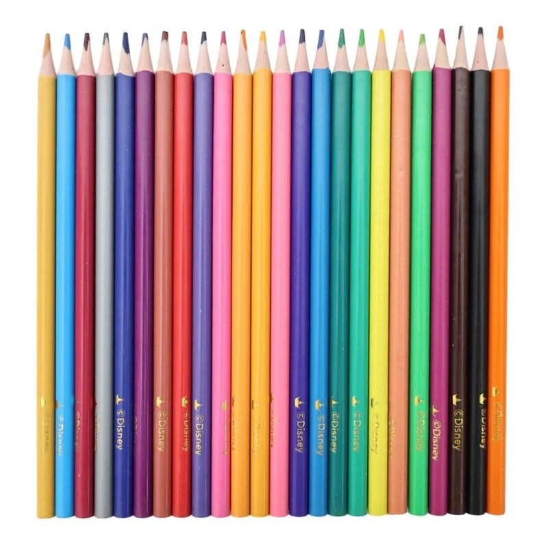 Skoodles Disney Princess Coloured Pencil With Sharpener 24 Pieces - Image 2
