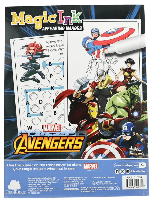 Skoodles Marvel Avengers Coloring And Activity Book - Image 2
