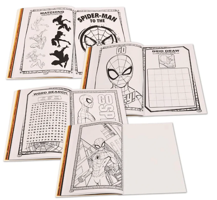 Skoodles Spider-Man Jumbo Coloring And Sticker Activity Book - Image 2