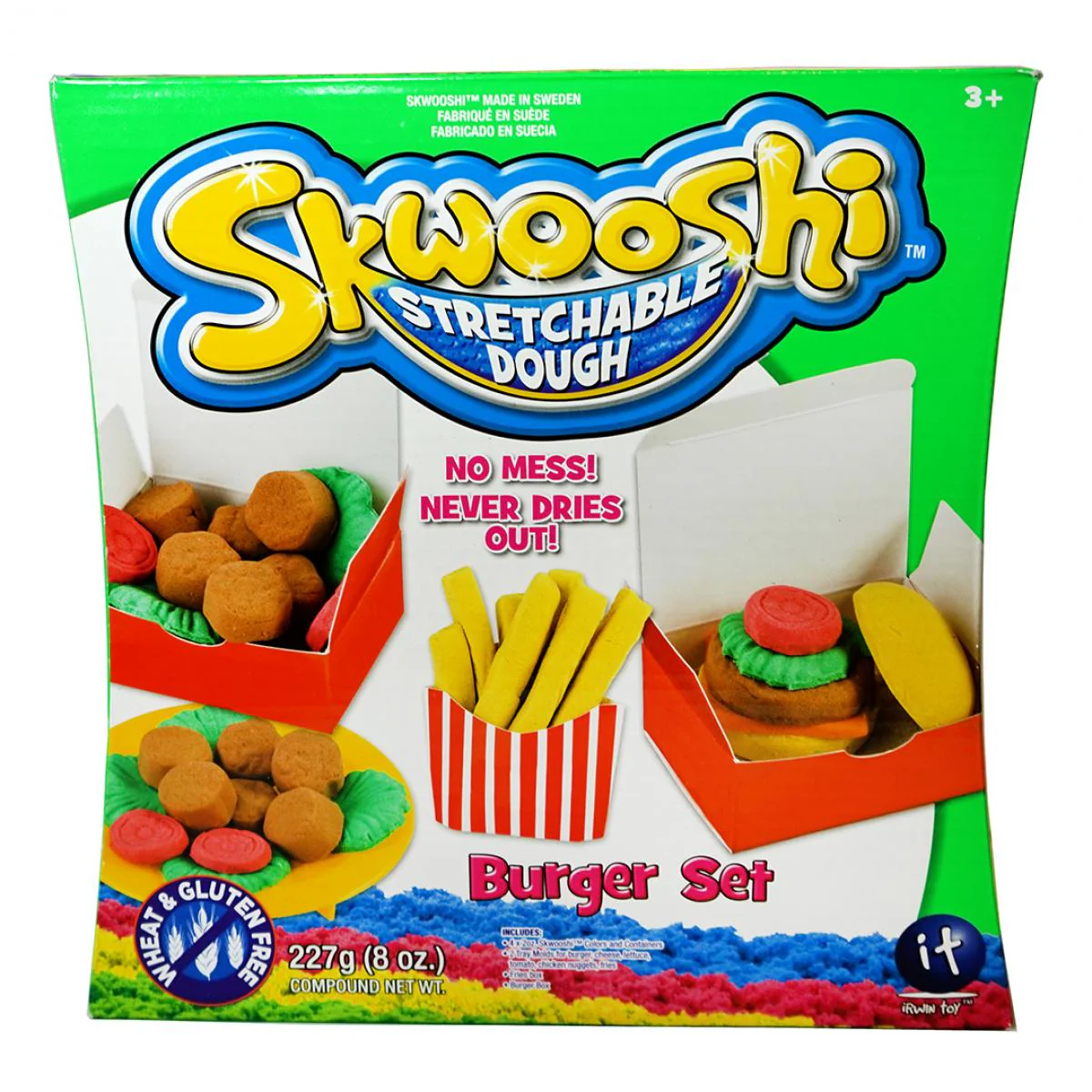 Skwooshi Stretchable Dough Burger Set 30021