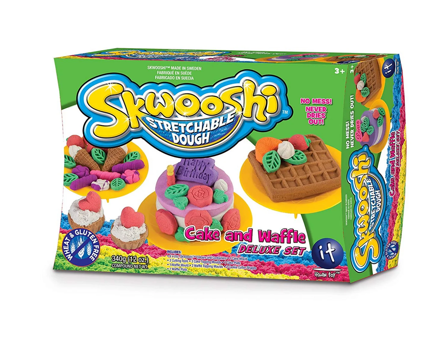 Skwooshi Stretchable Dough Cake And Waffle 30102
