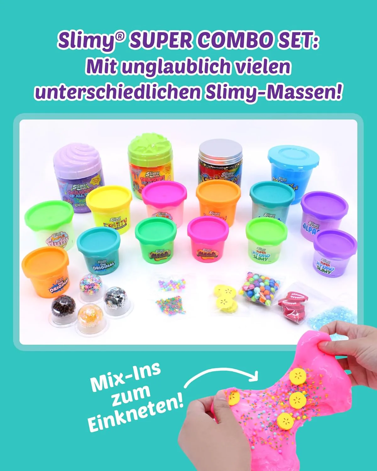 Slimy Super Set Combo – 1.6kg Slime Kit with Mix-Ins - Image 7