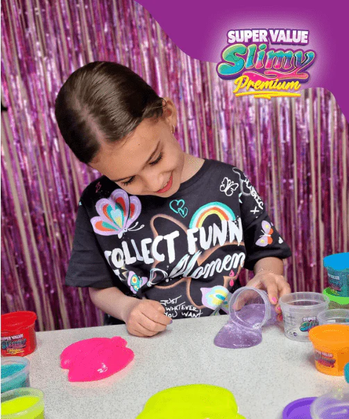 [36011] Slimy Super Value Slime Pack of 12 4oz - Image 2