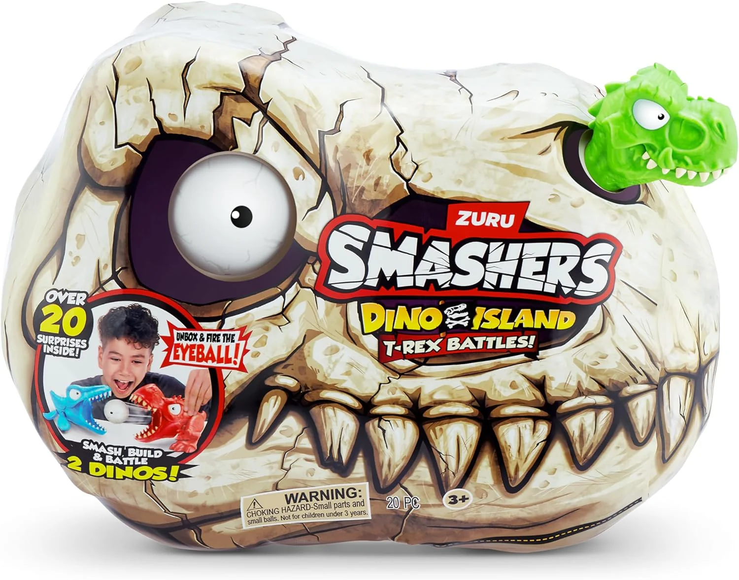 Smashers Dino Island T-Rex Battle Playset ZUR-74114