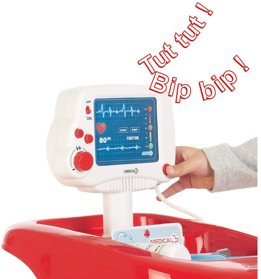 Smoby Electronic Medical Trolley 7600024475 - Image 3