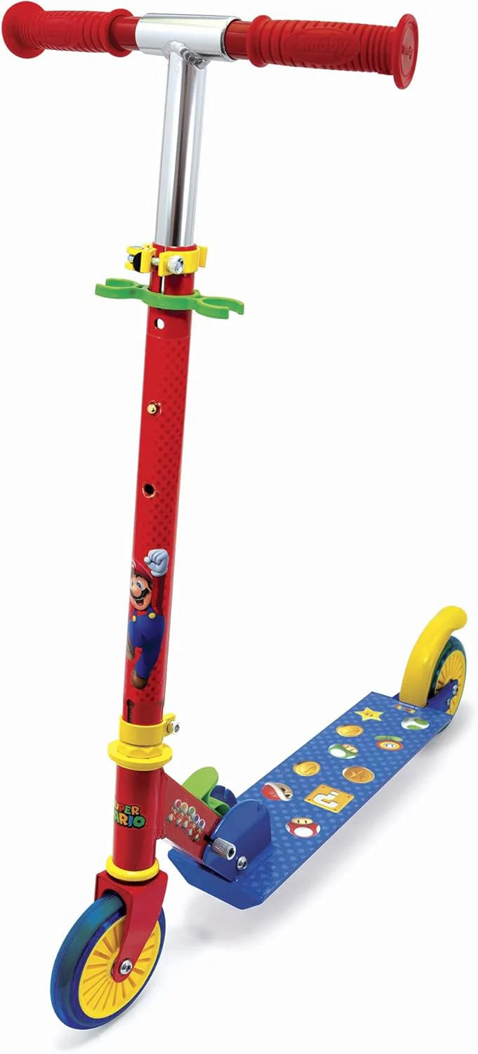 Smoby Super Mario 2 Wheeled Foldable Scooter 7600750373 - Image 2