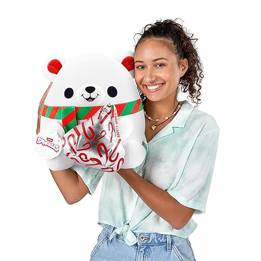 Snackles Christmas Bear And Hershey Kiss Plush 14 Inches - Image 2
