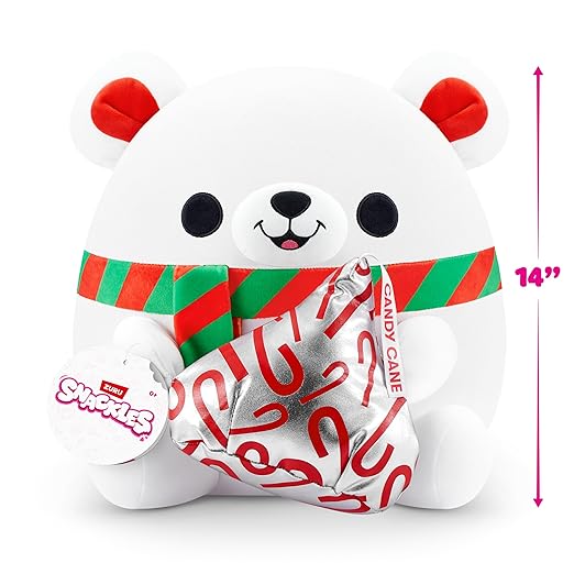 Snackles Christmas Bear And Hershey Kiss Plush 14 Inches - Image 4