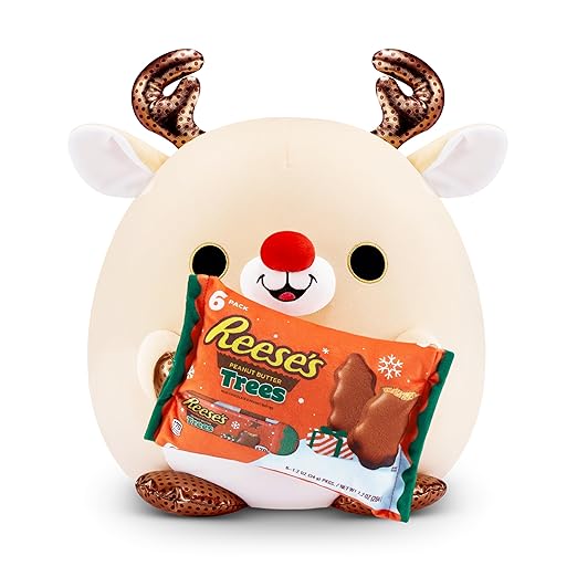 Snackles Christmas Reindeer And Reeses Peanut Butter Plush 14 Inches - Image 4