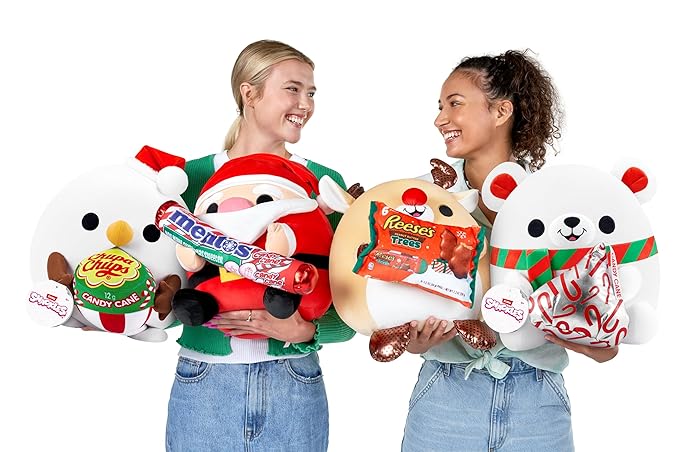 Snackles Christmas Snowman And Chupa Chup Plush 14 Inches - Image 2