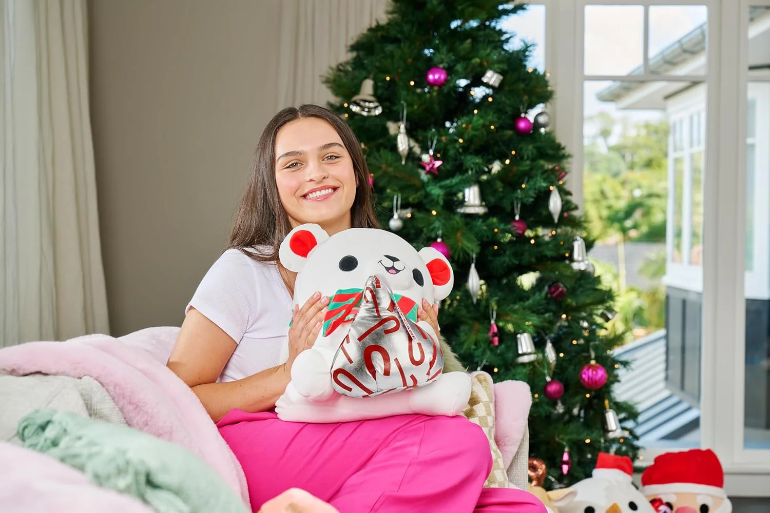 Snackles Christmas Snowman And Chupa Chup Plush 14 Inches - Image 7