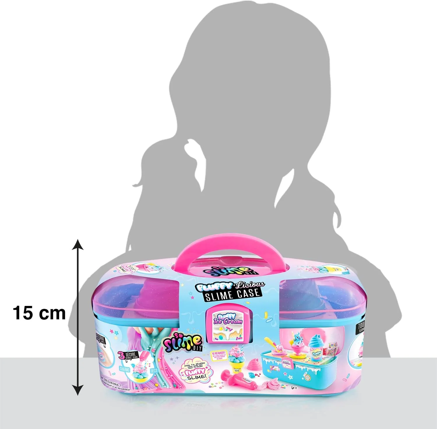 Canal Toys Fluffy Slime Case with Accessories – DIY Slime Kit (Purple, SSC 206) - Image 13