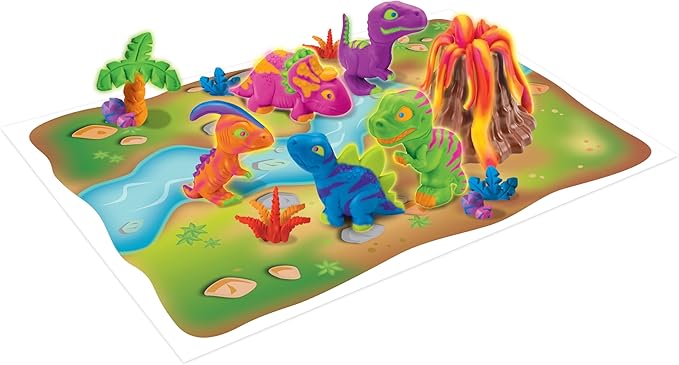 Softee Dough Dino Glow Dough CA-66603 - Image 7