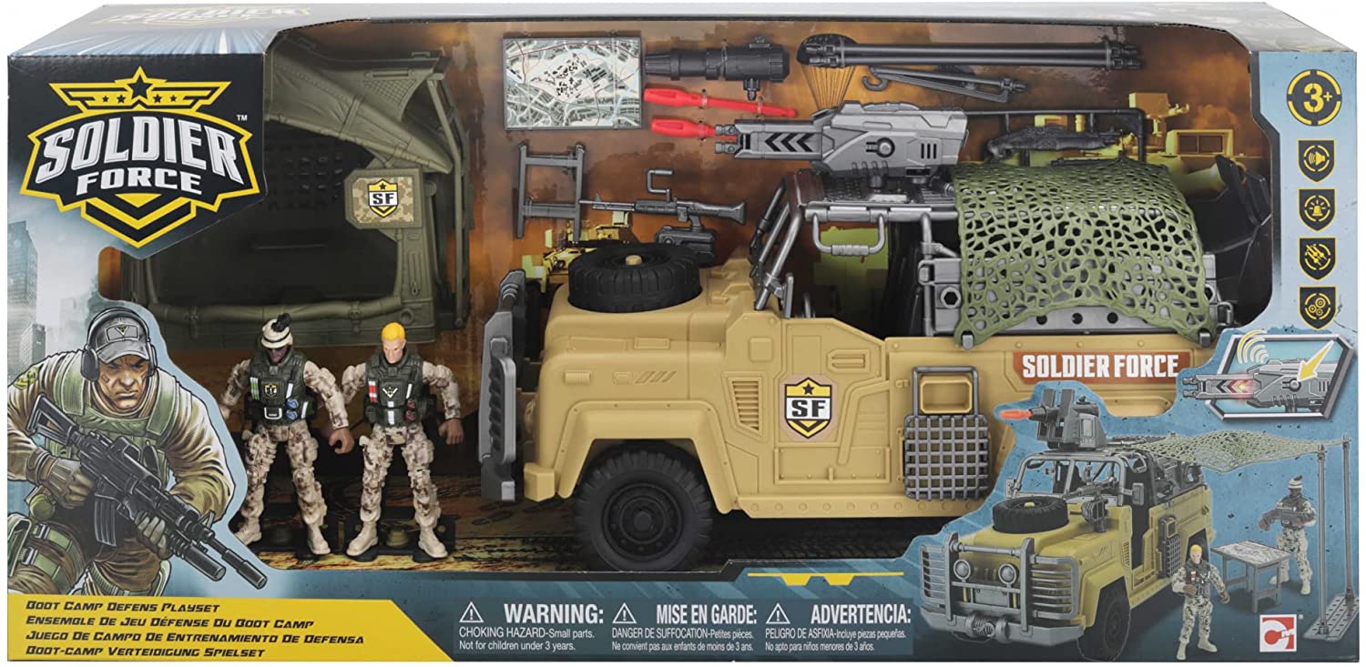 Soldier Force Boot Camp Defence Playset 545120