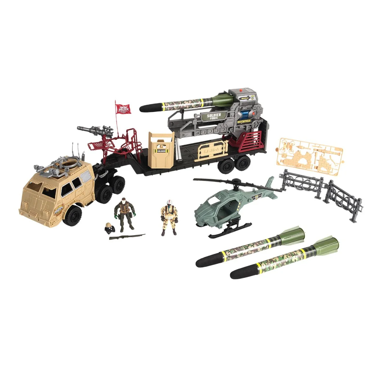 Soldier Force Rocket Launcher Vehicle Set