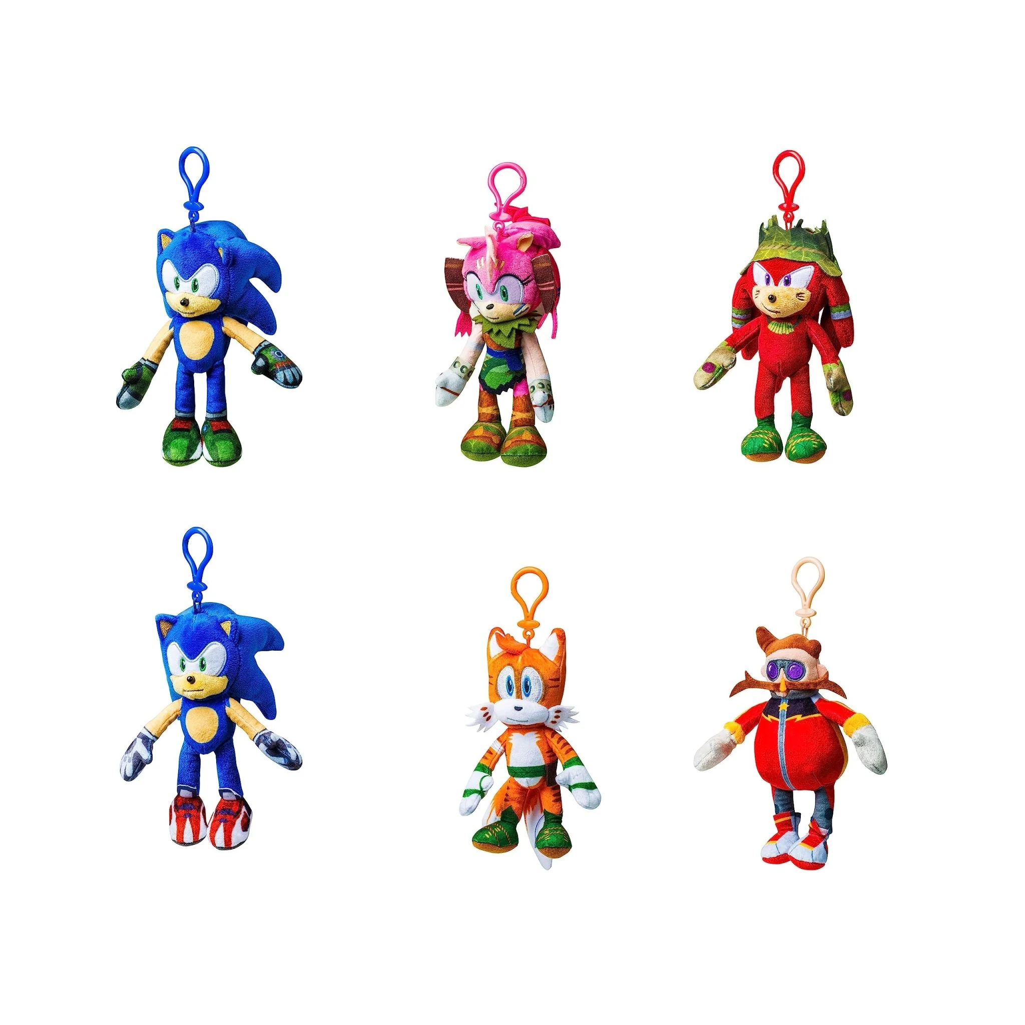 Sonic Clip On Plush Character SON7004
