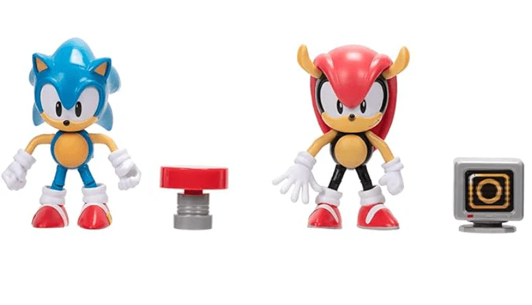 Sonic The Hedgedog 2-Pack 4inch Classic Sonic & Mighty 41556 - Image 2