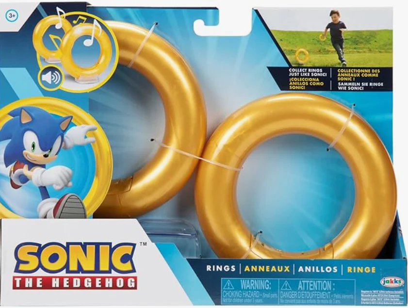 Sonic The Hedgedog Rings w/ SFX 41698
