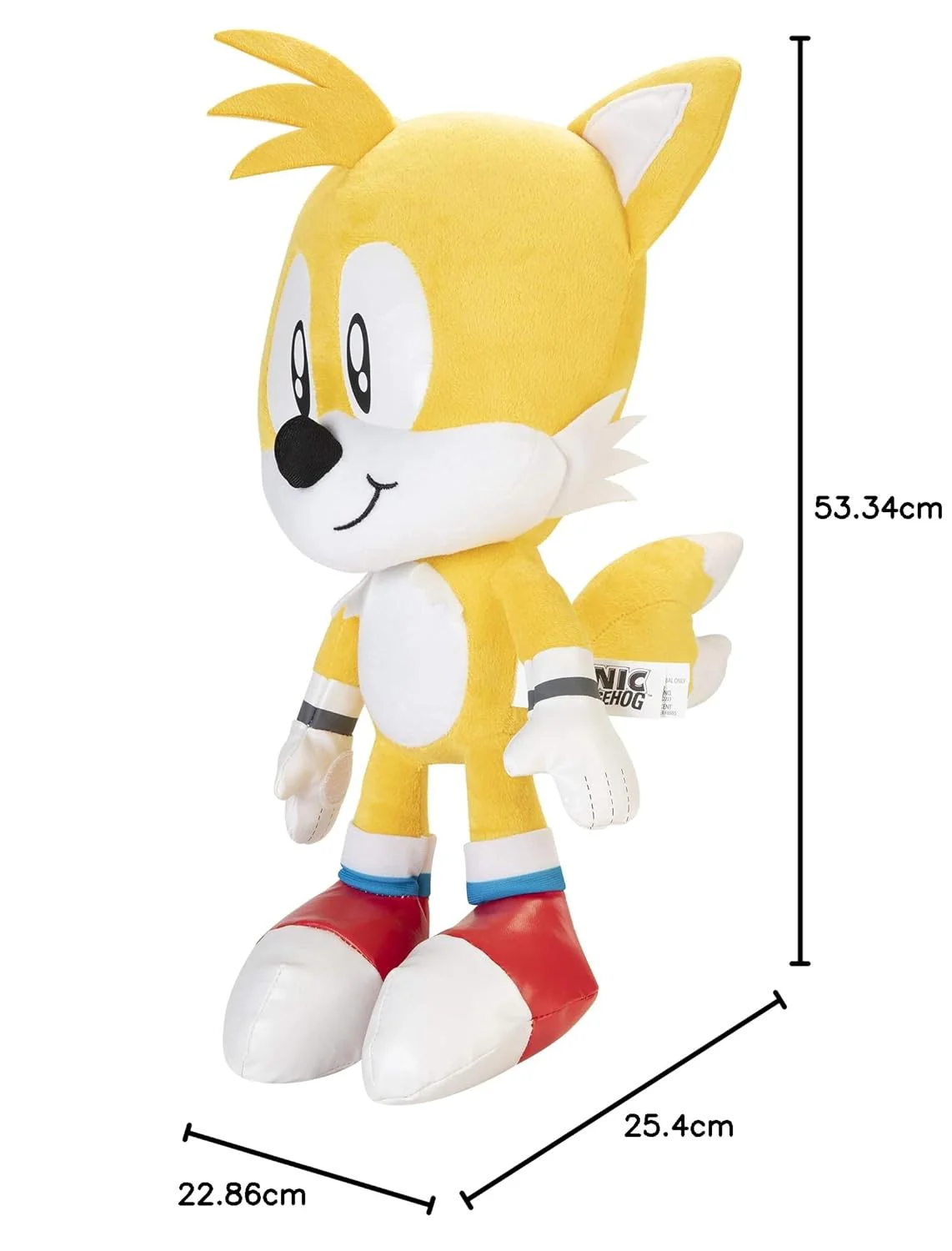 Sonic The Hedgehog Jumbo Plush 20inch - Tails 40479/40477 - Image 2